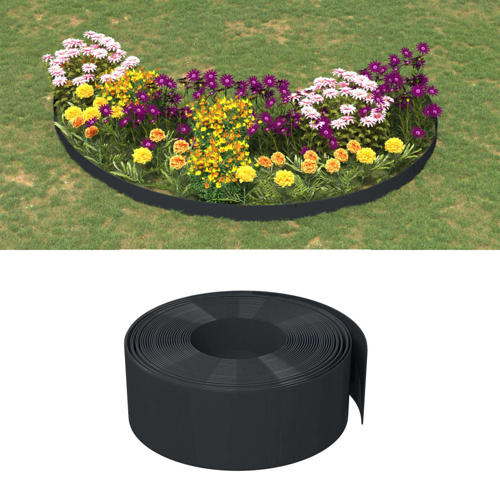 Puutarhareunus 4 Kpl 10 M 15 Cm Polyeteeni