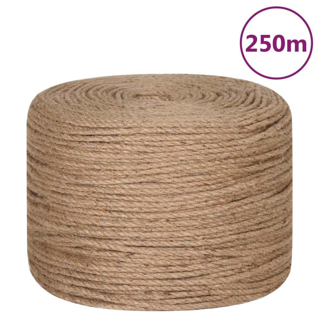 Juuttiköysi 250 M Pitkä 4 Mm Paksu
