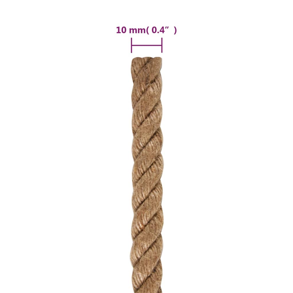 Juuttiköysi 50 M Pitkä 10 Mm Paksu