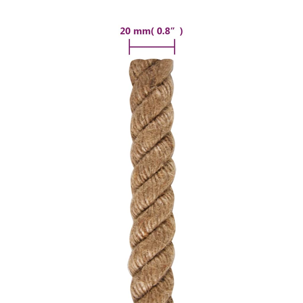 Juuttiköysi 25 M Pitkä 20 Mm Paksu