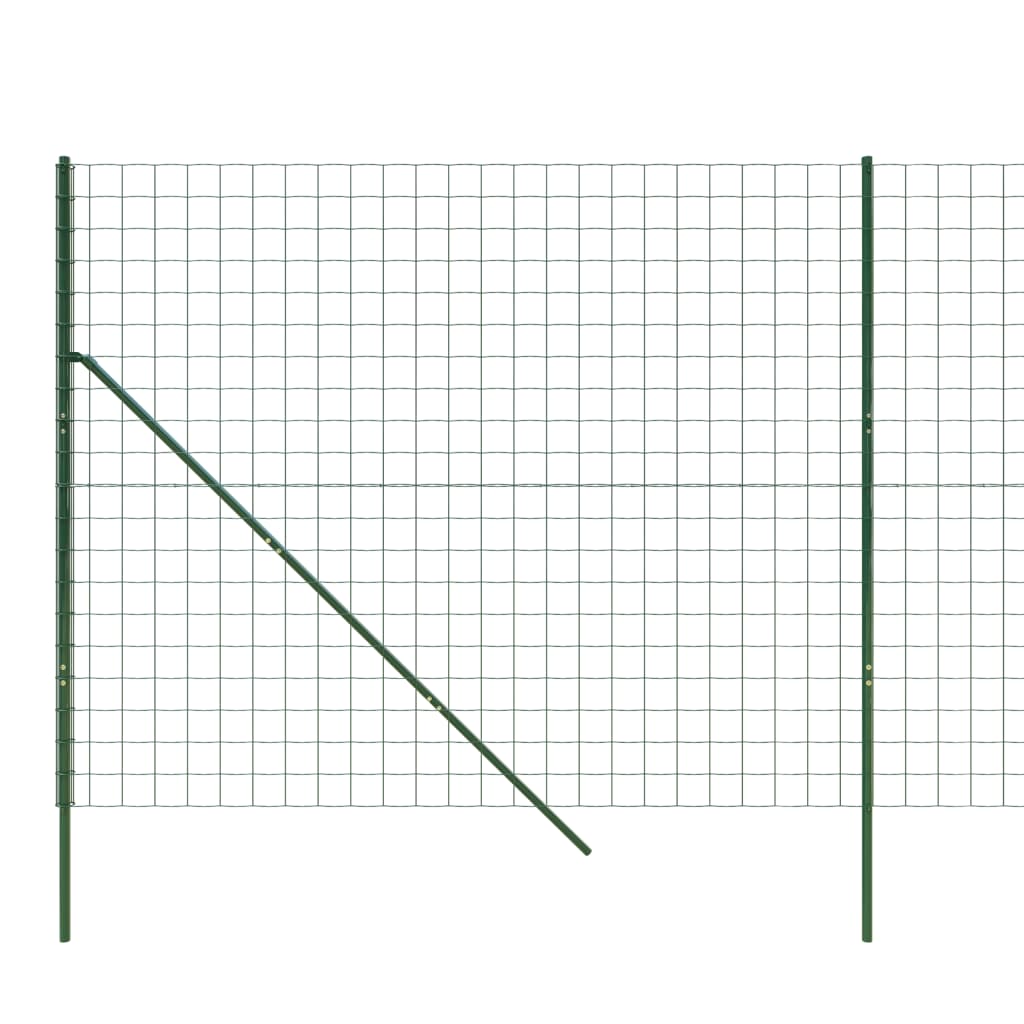 Verkkoaita Vihreä 2X10 M Galvanoitu Teräs