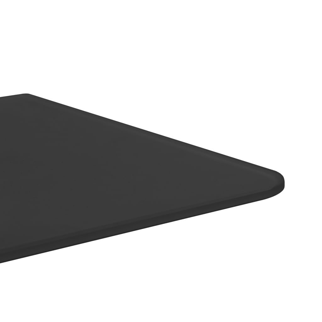 Pisuaarin Näkösuoja Seinälle Musta 90X40 Cm Karkaistu Lasi