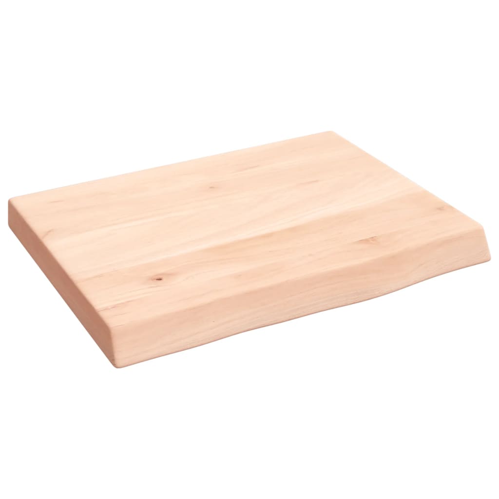 Kylpyhuoneen Työtaso 40X30X(2-4) Cm Käsittelemätön Täysi Puu
