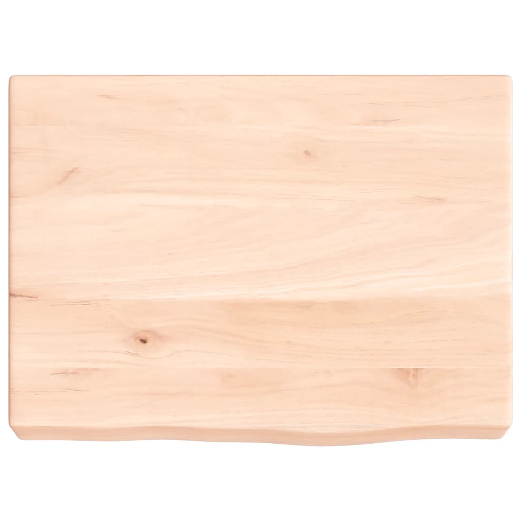 Kylpyhuoneen Työtaso 40X30X(2-6) Cm Käsittelemätön Täysi Puu