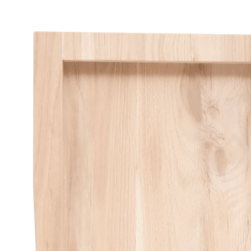 Kylpyhuoneen Työtaso 40X30X(2-6) Cm Käsittelemätön Täysi Puu