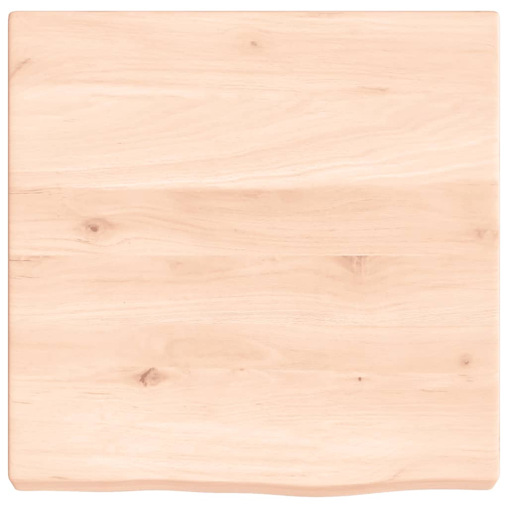 Kylpyhuoneen Työtaso 40X40X(2-4) Cm Käsittelemätön Täysi Puu