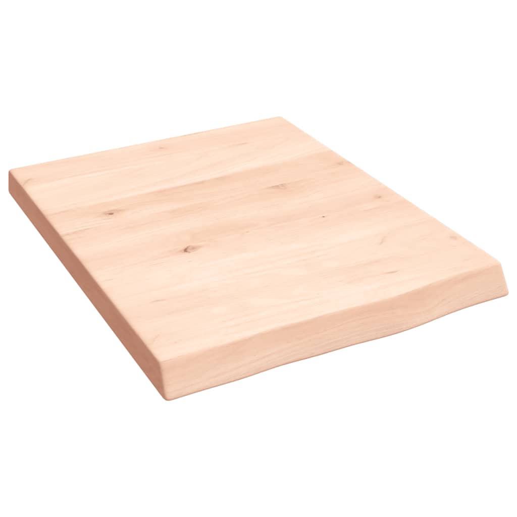 Kylpyhuoneen Työtaso 40X50X(2-4) Cm Käsittelemätön Täysi Puu