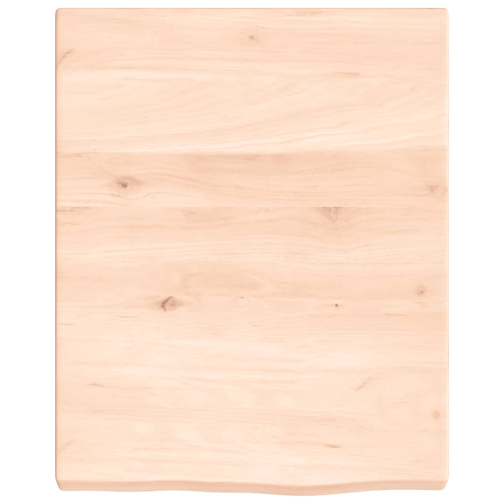 Kylpyhuoneen Työtaso 40X50X(2-4) Cm Käsittelemätön Täysi Puu