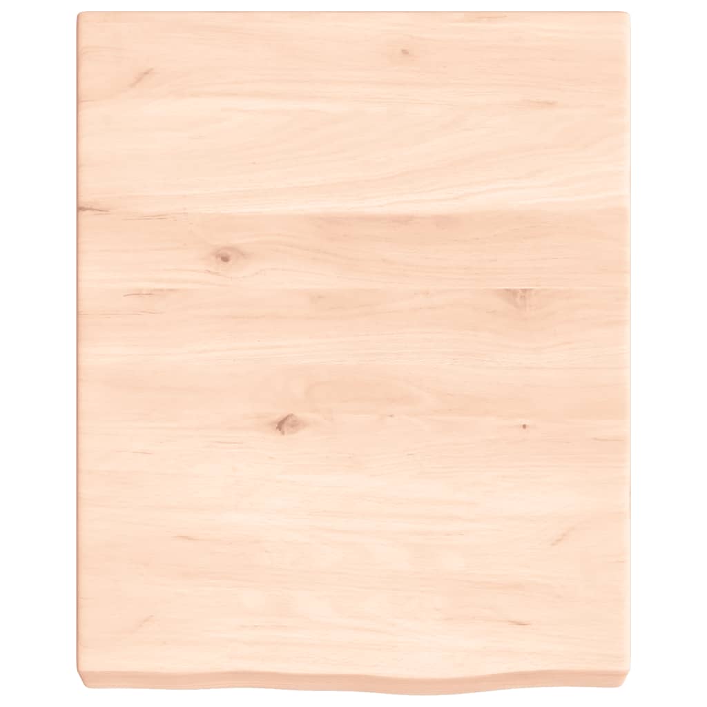 Kylpyhuoneen Työtaso 40X50X(2-6) Cm Käsittelemätön Täysi Puu