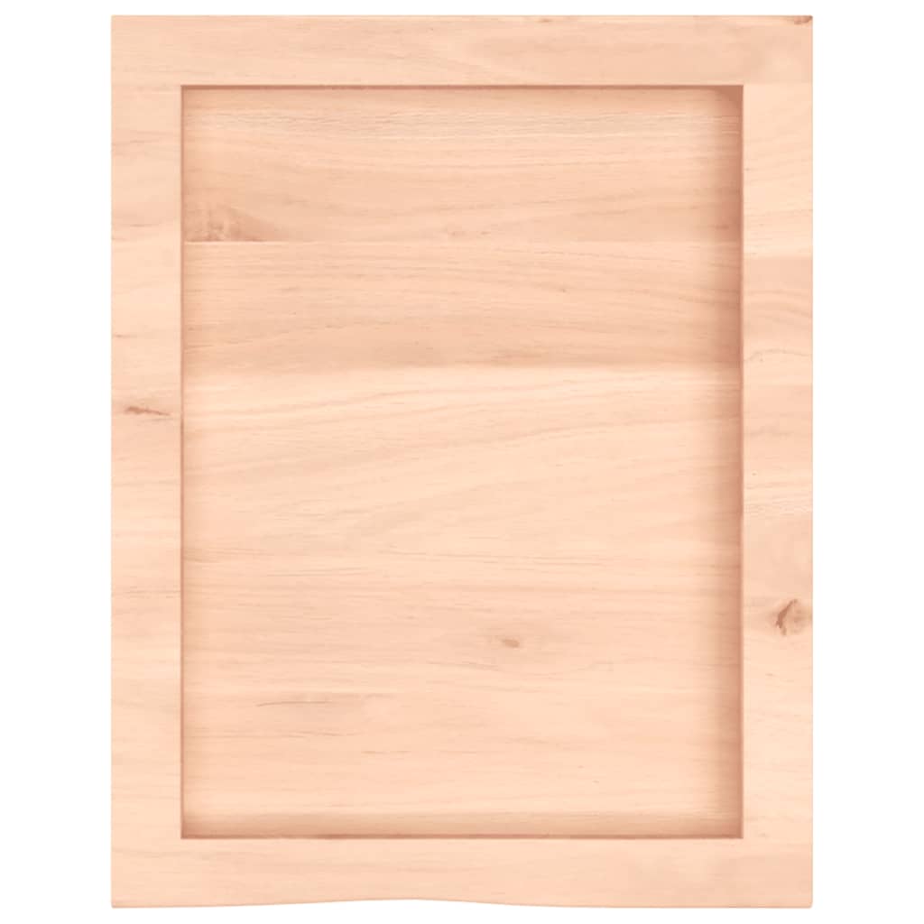 Kylpyhuoneen Työtaso 40X50X(2-6) Cm Käsittelemätön Täysi Puu