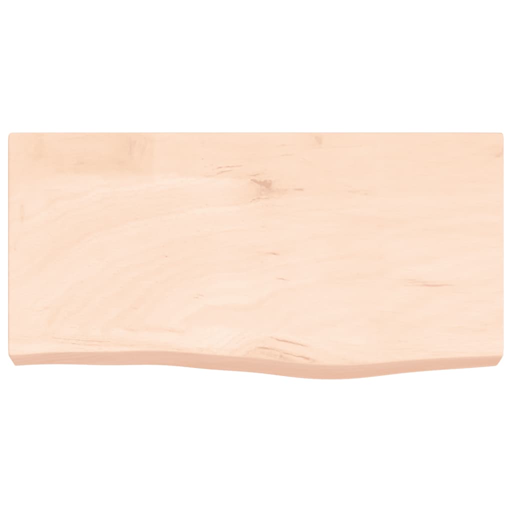 Kylpyhuoneen Työtaso 60X30X(2-6) Cm Käsittelemätön Täysi Puu
