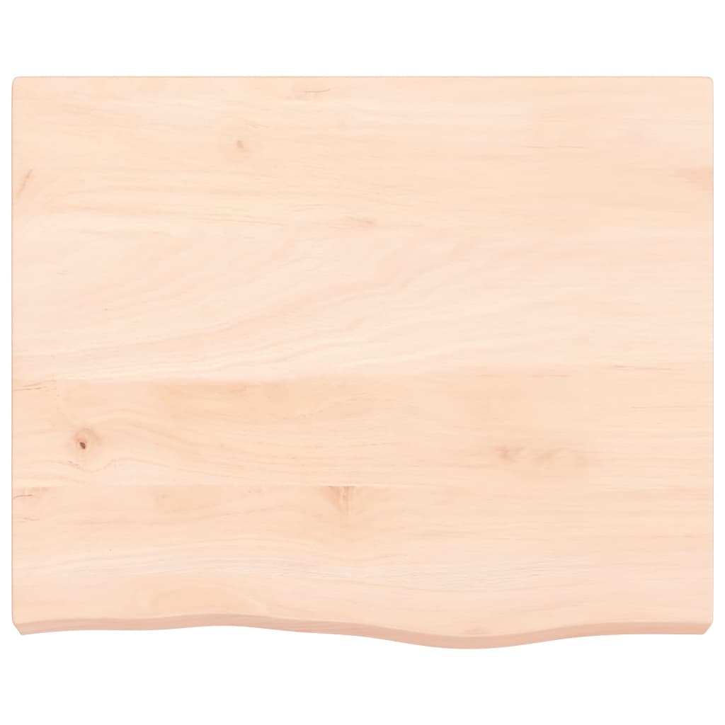 Kylpyhuoneen Työtaso 60X50X(2-6) Cm Käsittelemätön Täysi Puu