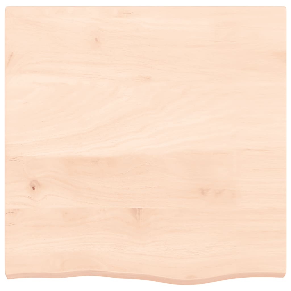 Kylpyhuoneen Työtaso 60X60X(2-4) Cm Käsittelemätön Täysi Puu