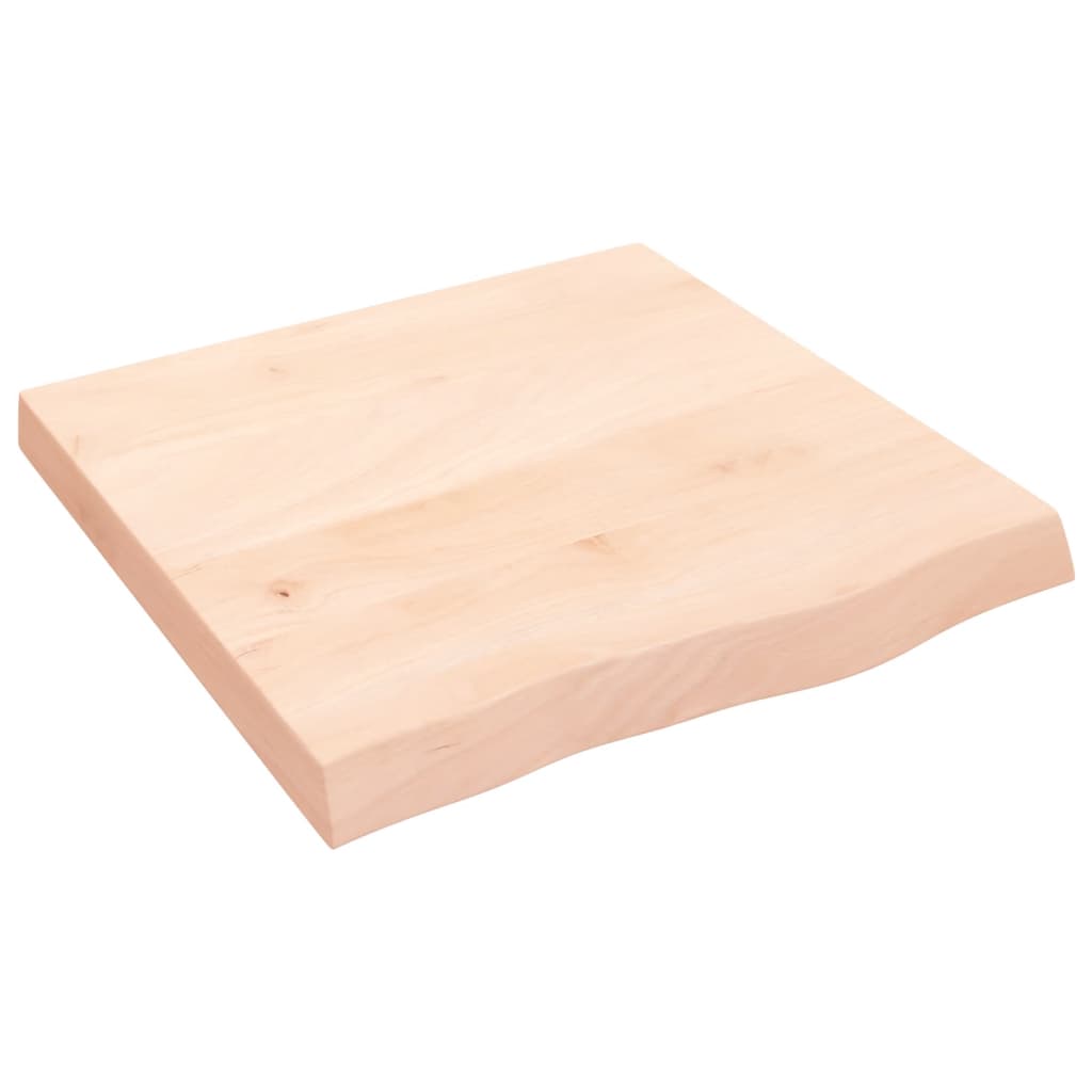 Kylpyhuoneen Työtaso 60X60X(2-6) Cm Käsittelemätön Täysi Puu