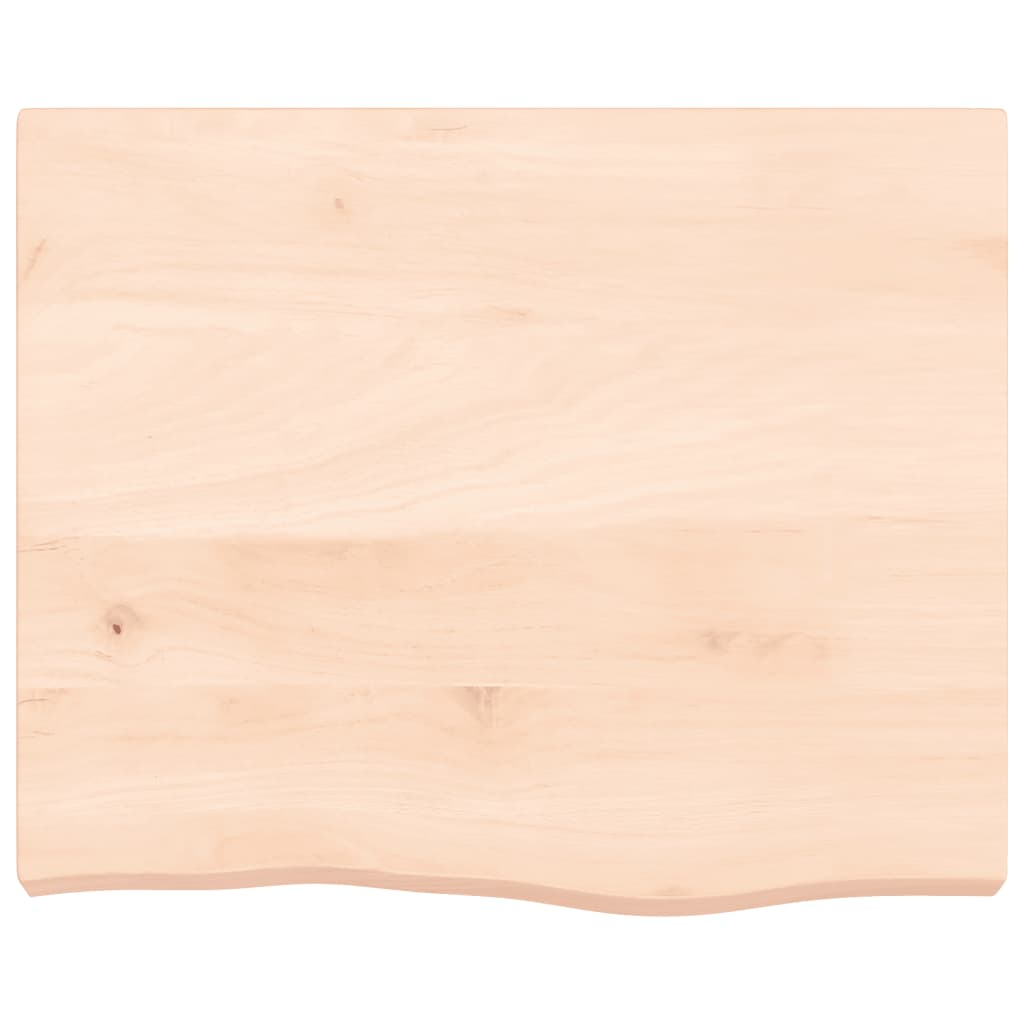 Kylpyhuoneen Työtaso 60X60X(2-6) Cm Käsittelemätön Täysi Puu