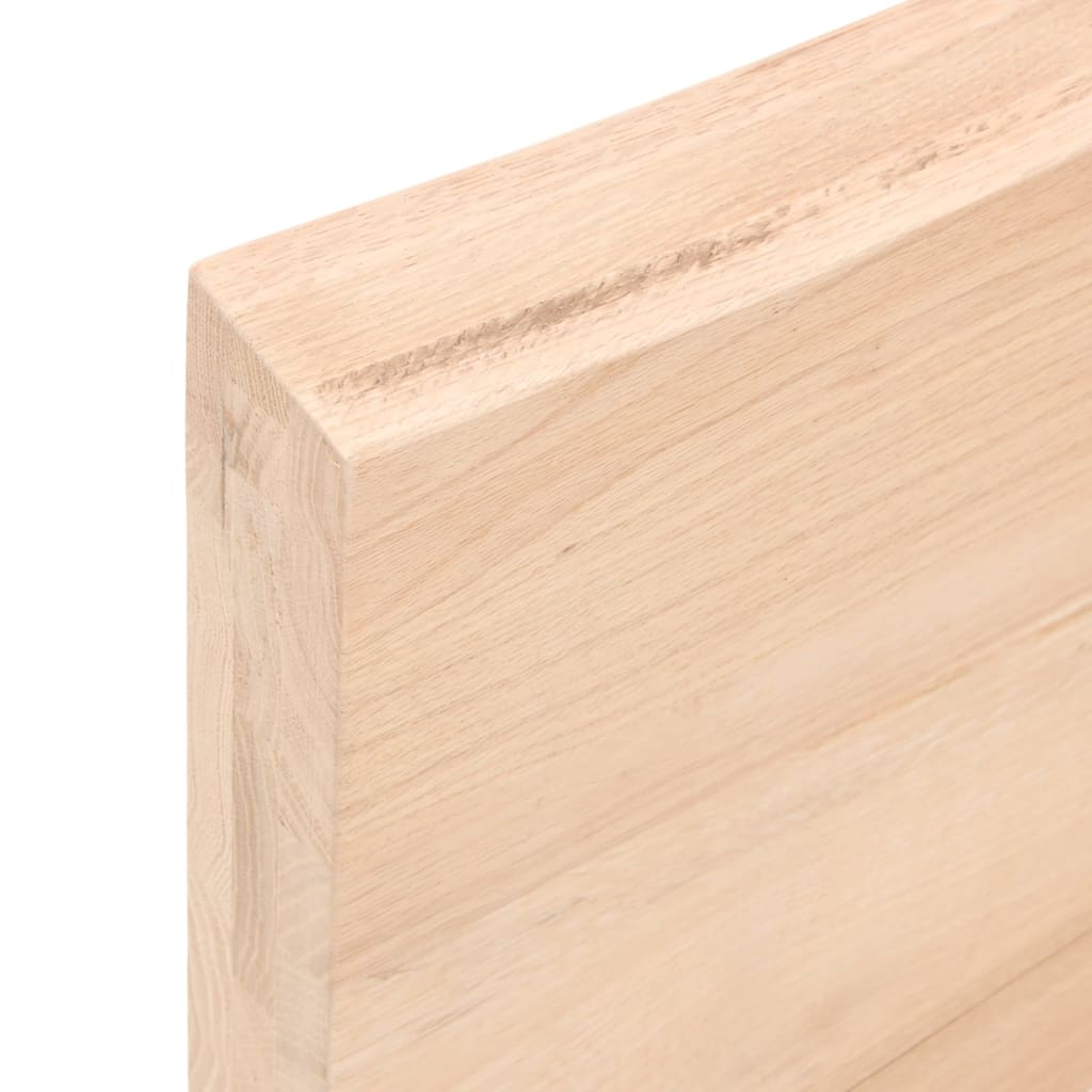 Kylpyhuoneen Työtaso 80X30X(2-6) Cm Käsittelemätön Täysi Puu