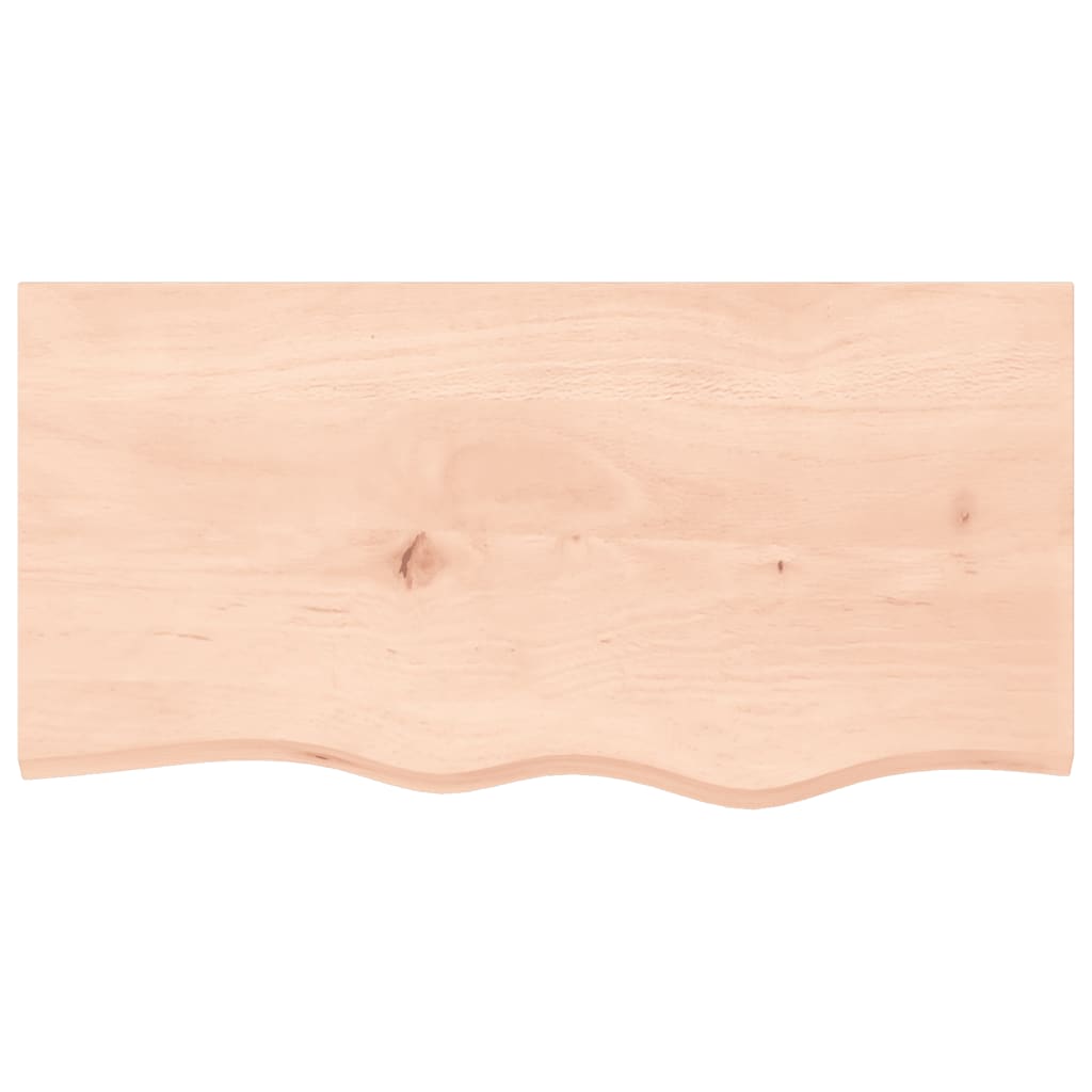 Kylpyhuoneen Työtaso 80X40X(2-4) Cm Käsittelemätön Täysi Puu