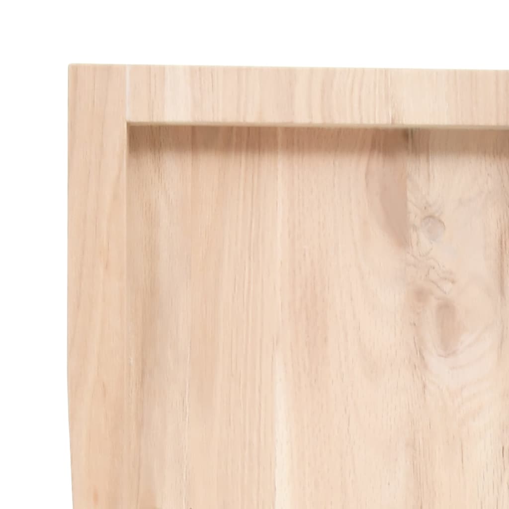 Kylpyhuoneen Työtaso 80X40X(2-4) Cm Käsittelemätön Täysi Puu