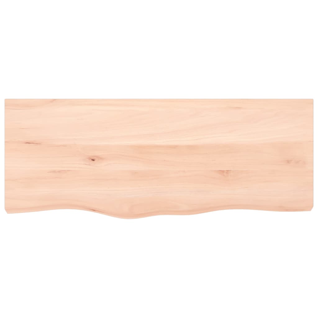 Kylpyhuoneen Työtaso 100X40X2 Cm Käsittelemätön Täysi Puu