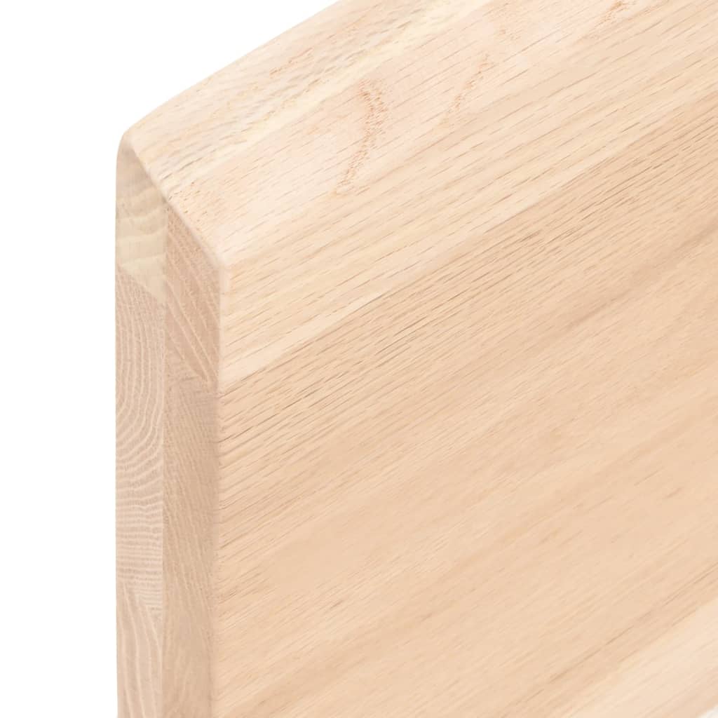 Kylpyhuoneen Työtaso 100X60X(2-4) Cm Käsittelemätön Täysi Puu