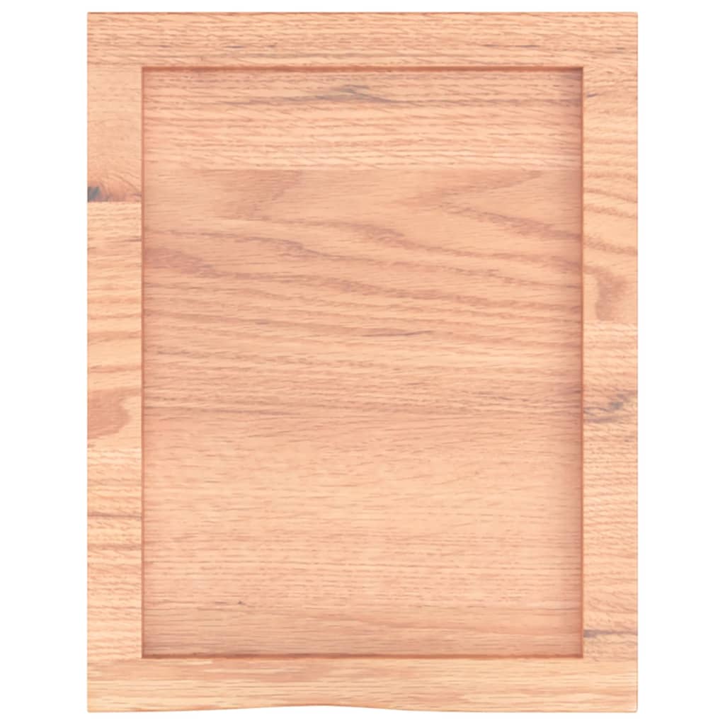 Kylpyhuoneen Työtaso V.ruskea 40X50X(2-4)Cm Käsitelty Täysi Puu