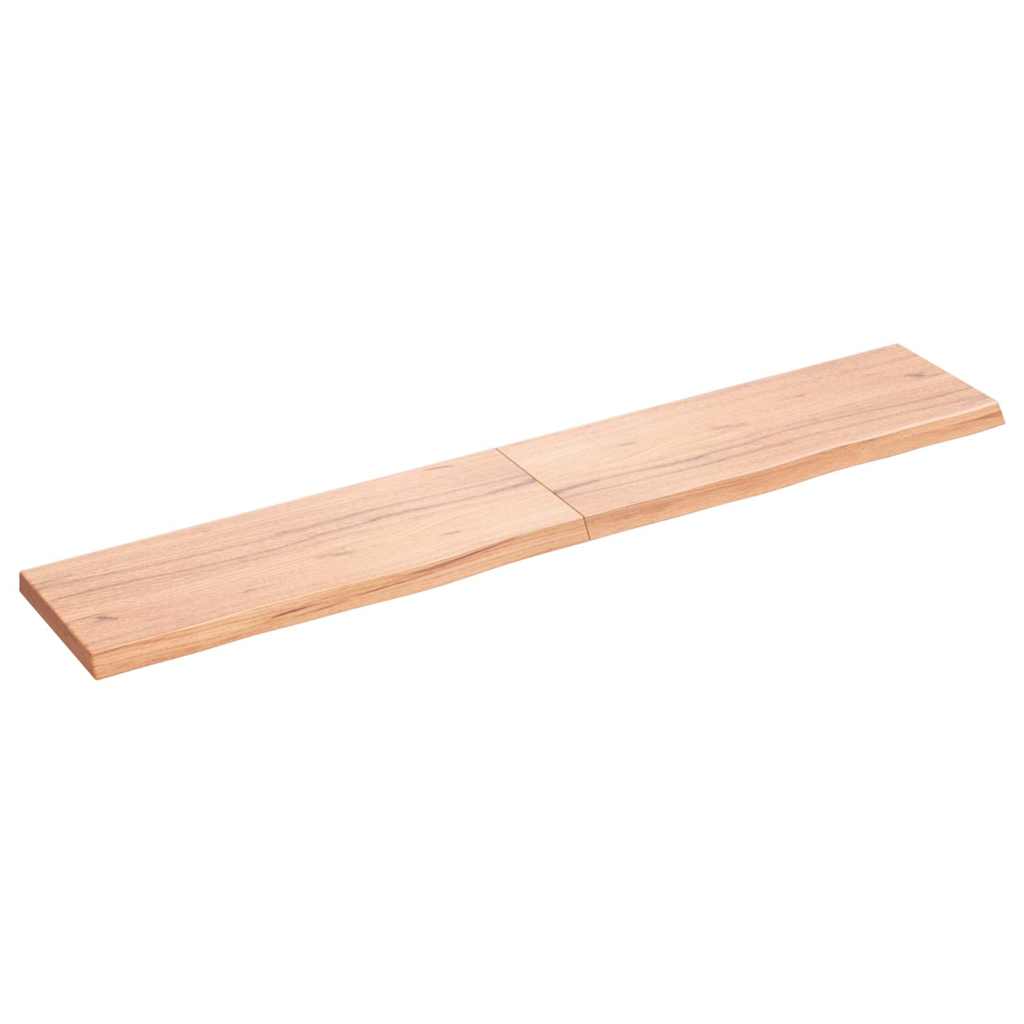 Kylpyhuoneen Työtaso V.ruskea 160X30X(2-4)Cm Käsitelty Täyspuu