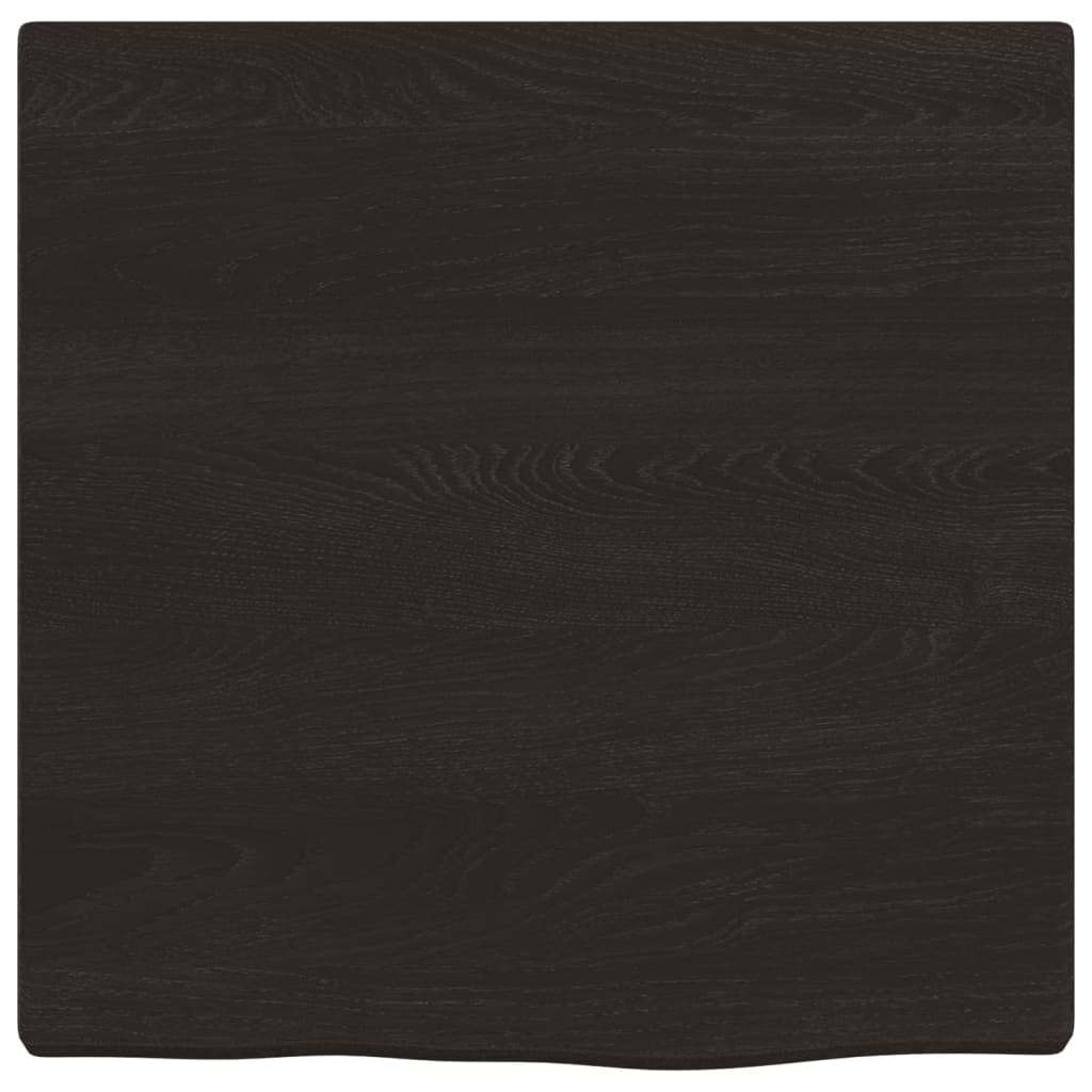 Kylpyhuoneen Työtaso T.ruskea 40X40X(2-4)Cm Käsitelty Täyspuu