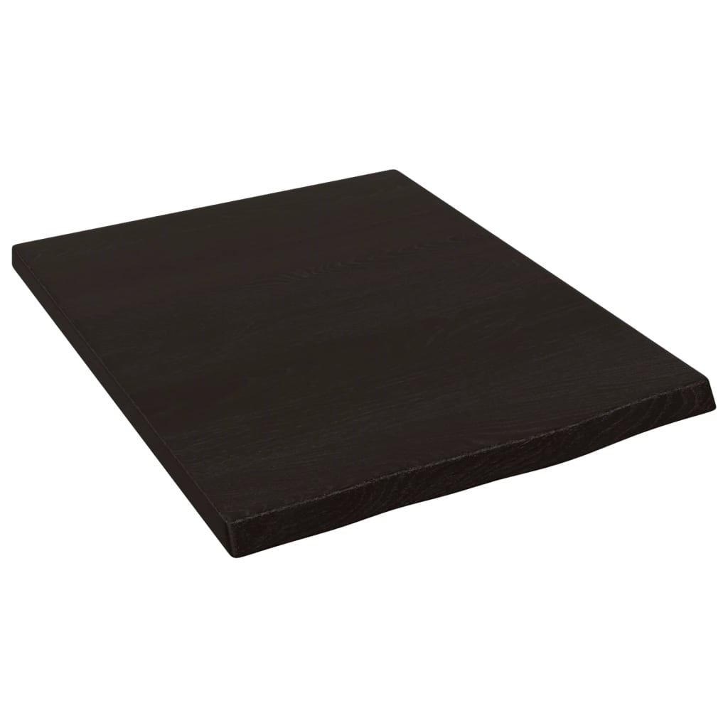 Kylpyhuoneen Työtaso T.ruskea 40X50X(2-4)Cm Käsitelty Täyspuu