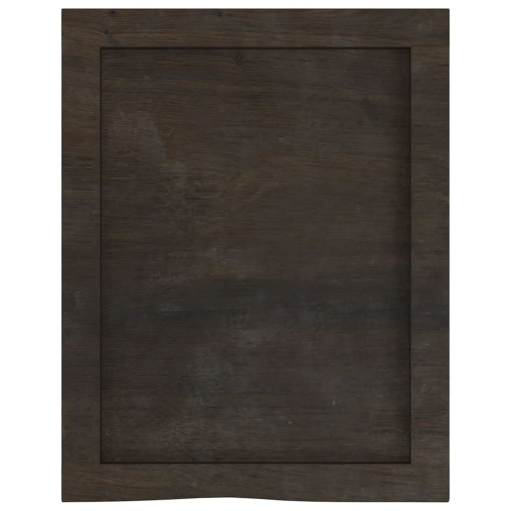 Kylpyhuoneen Työtaso T.ruskea 40X50X(2-4)Cm Käsitelty Täyspuu