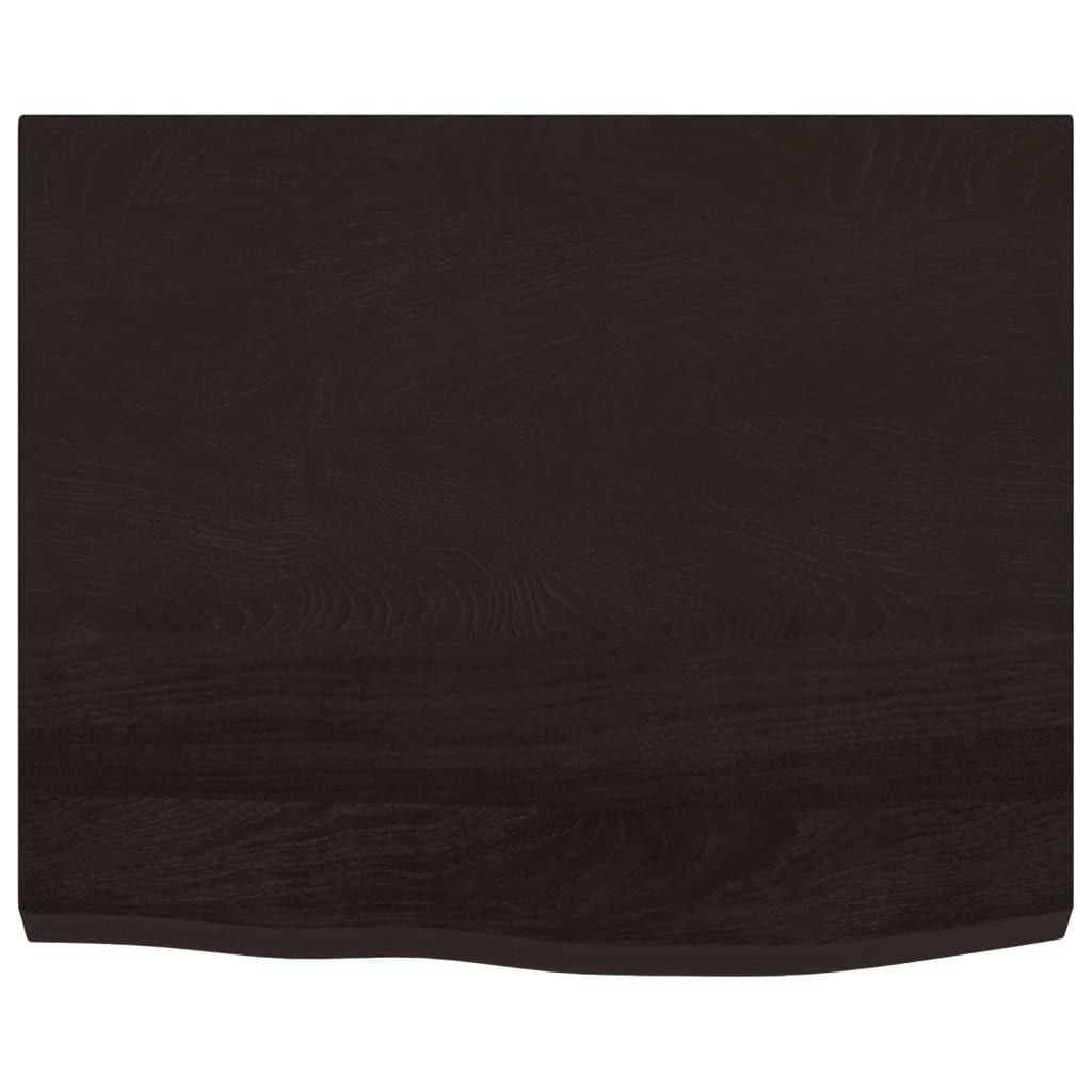 Kylpyhuoneen Työtaso T.ruskea 60X60X(2-4)Cm Käsitelty Täyspuu