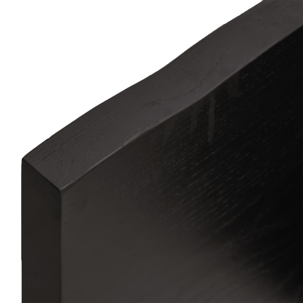 Kylpyhuoneen Työtaso T.ruskea 60X60X(2-4)Cm Käsitelty Täyspuu
