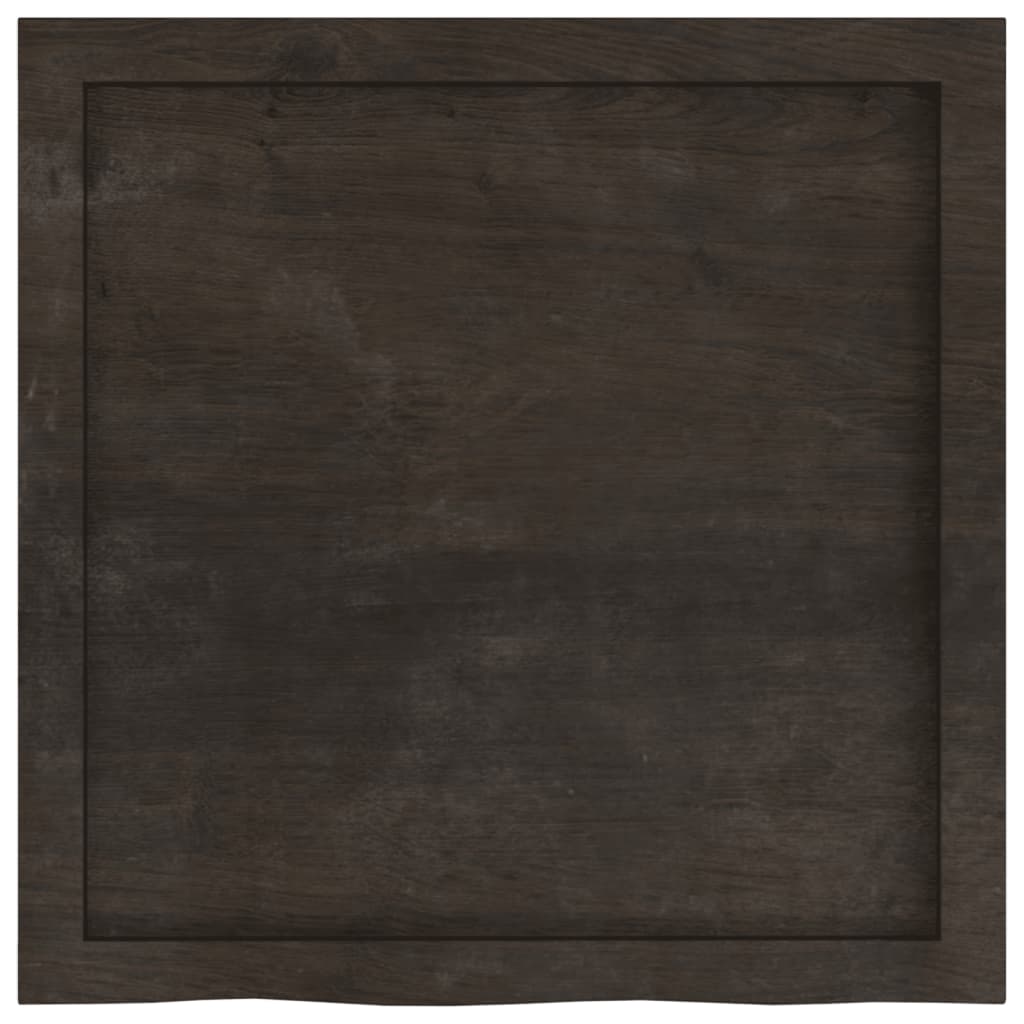 Kylpyhuoneen Työtaso T.ruskea 60X60X(2-6)Cm Käsitelty Täyspuu