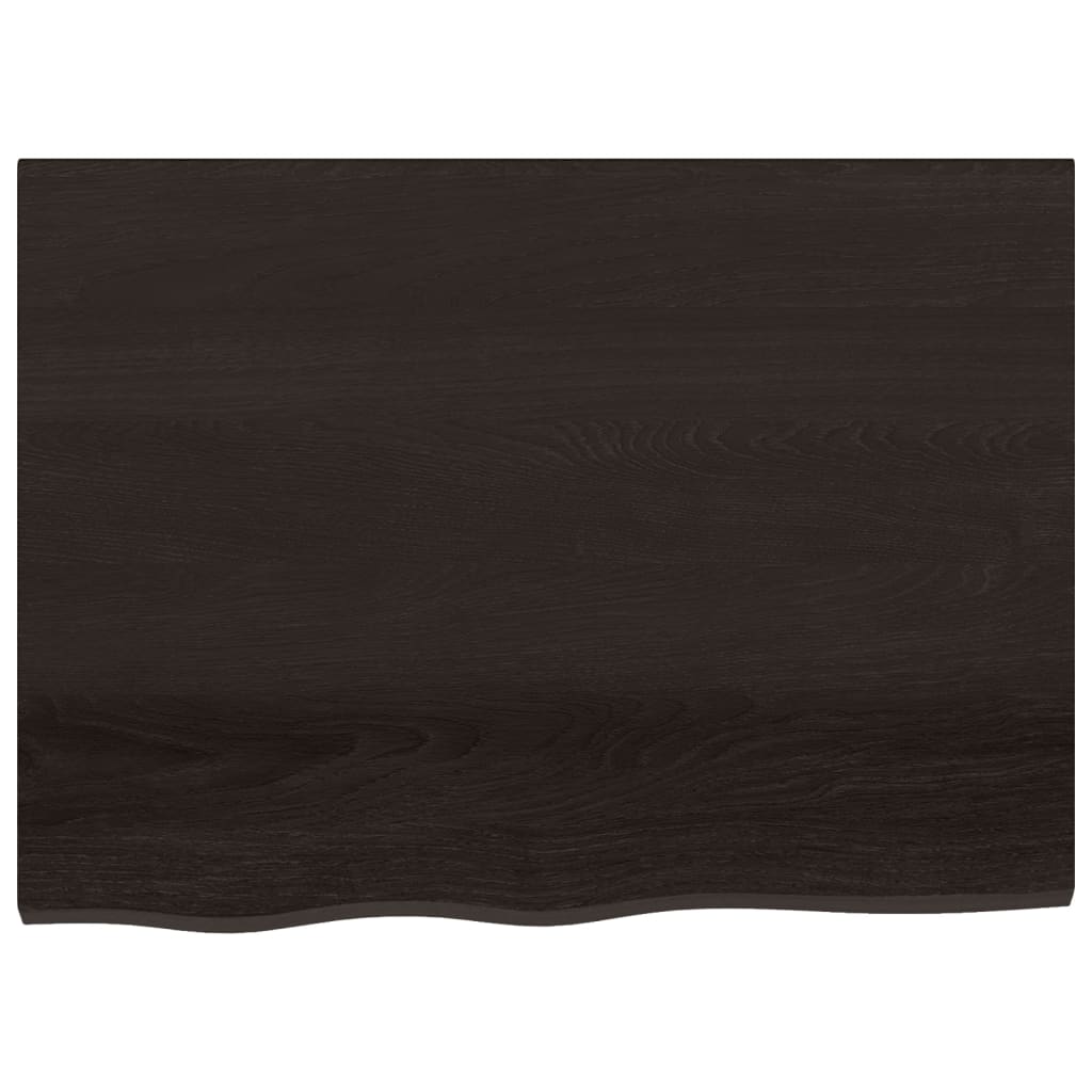 Kylpyhuoneen Työtaso T.ruskea 80X60X(2-4)Cm Käsitelty Täyspuu