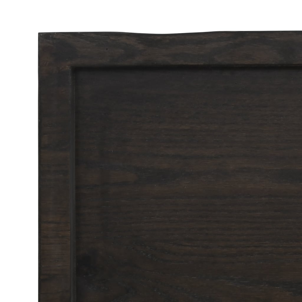 Kylpyhuoneen Työtaso T.ruskea 120X60X(2-6)Cm Käsitelty Täyspuu