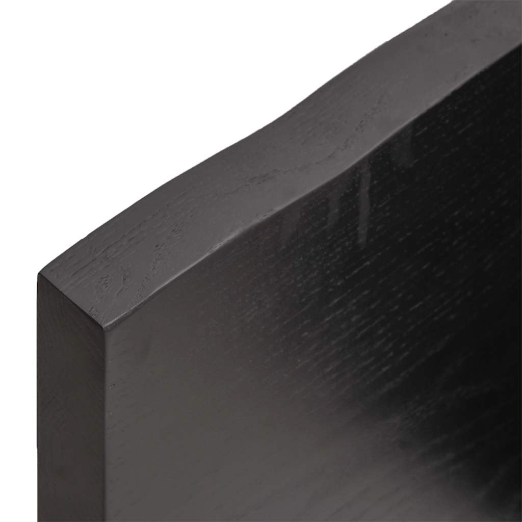 Kylpyhuoneen Työtaso T.ruskea 140X50X(2-4)Cm Käsitelty Täyspuu