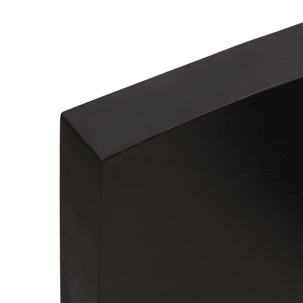 Kylpyhuoneen Työtaso T.ruskea 160X60X(2-6)Cm Käsitelty Täyspuu