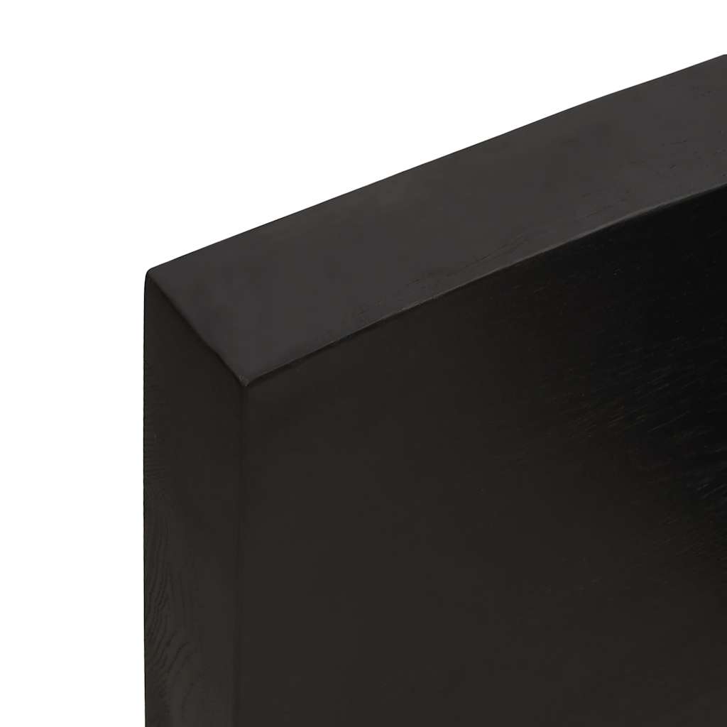 Kylpyhuoneen Työtaso T.ruskea 180X60X(2-6)Cm Käsitelty Täyspuu