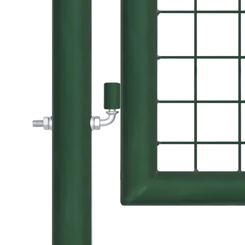 Verkkoportti Puutarhaan Vihreä 500X125 Cm Galvanoitu Teräs