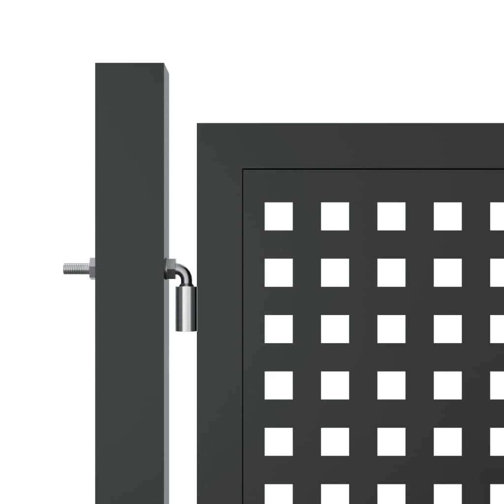 Puutarhanportti Antrasiitti 300X100 Cm Teräs