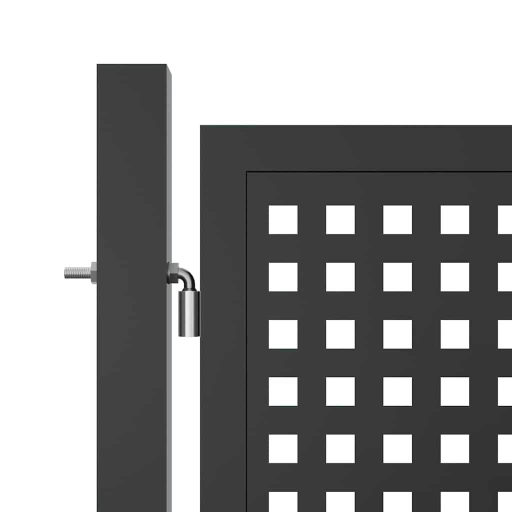 Puutarhanportti Antrasiitti 400X175 Cm Teräs