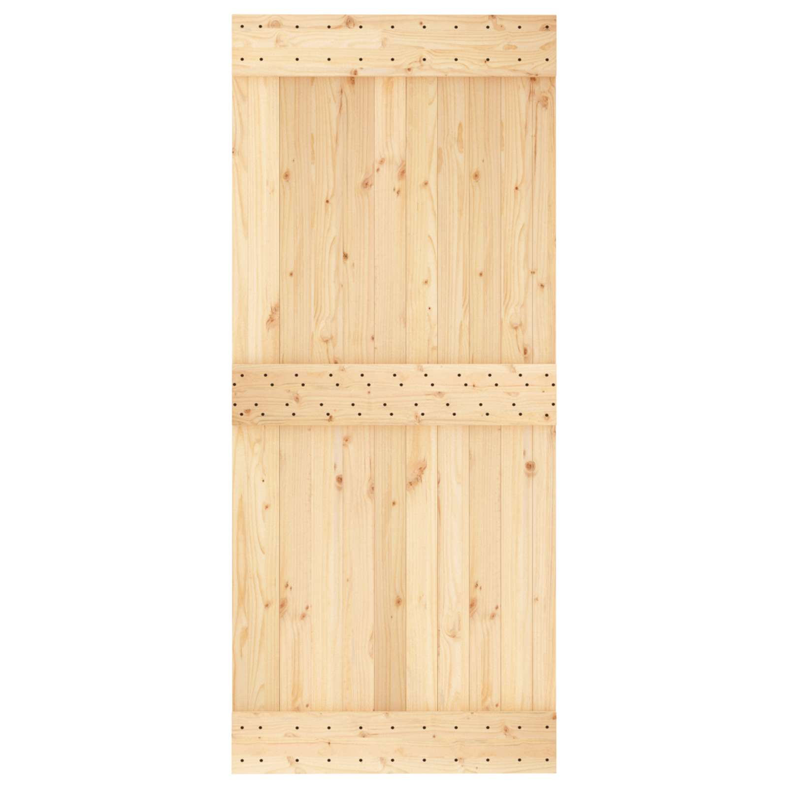 Ovi Narvik Luonnollinen 90 X 210 Cm Massiivinen Mänty