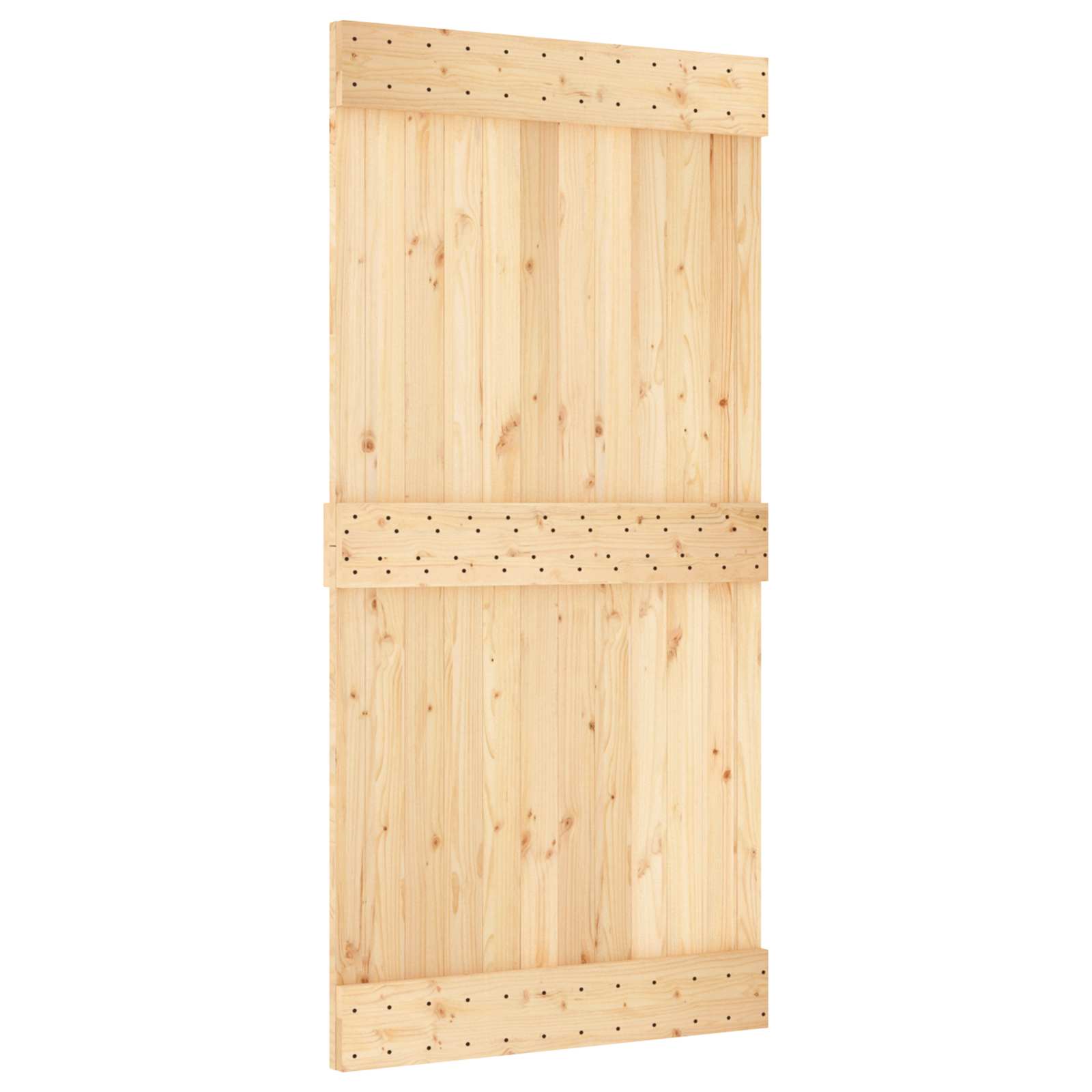 Ovi Narvik Luonnollinen 100 X 210 Cm Massiivinen Mänty