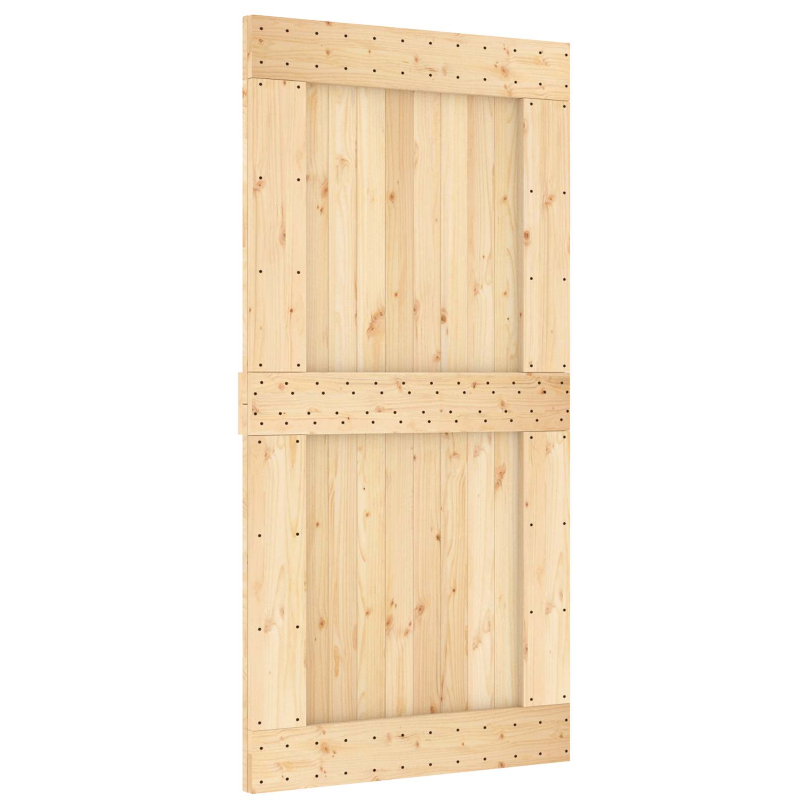 Ovi Narvik Luonnollinen 100 X 210 Cm Massiivinen Mänty