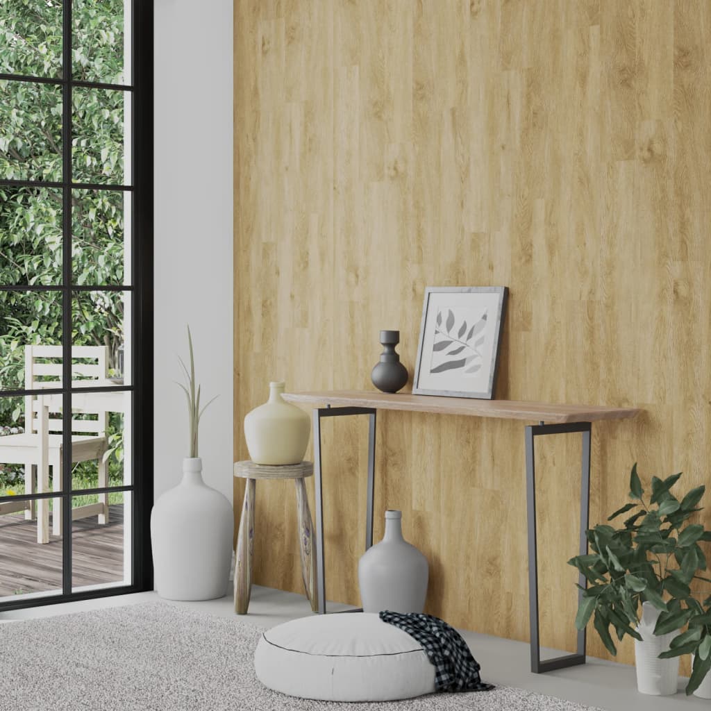 Seinäpaneelit Puutyyli Ruskea Pvc 4,12 M²