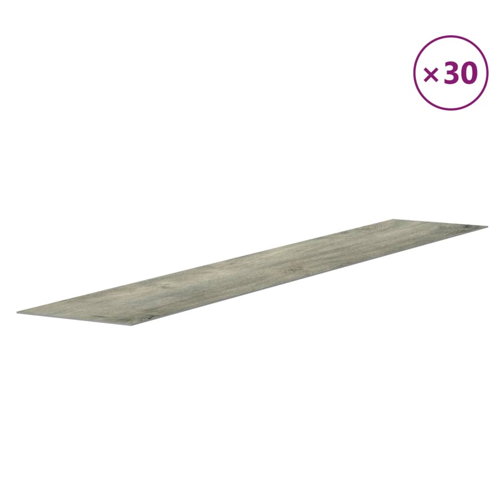 Seinäpaneelit Puutyyli Harmaa Pvc 4,12 M²