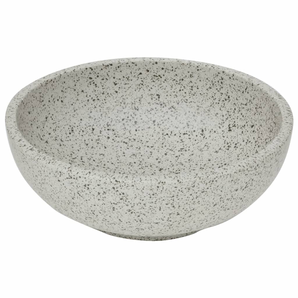 Pesuallas Työtasolle Harmaa Pyöreä Φ41X14 Cm Keraaminen