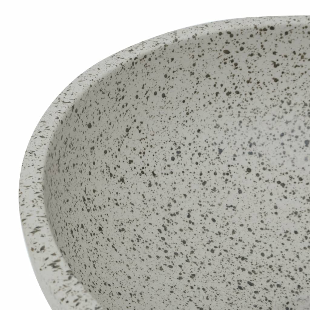Pesuallas Työtasolle Harmaa Pyöreä Φ41X14 Cm Keraaminen