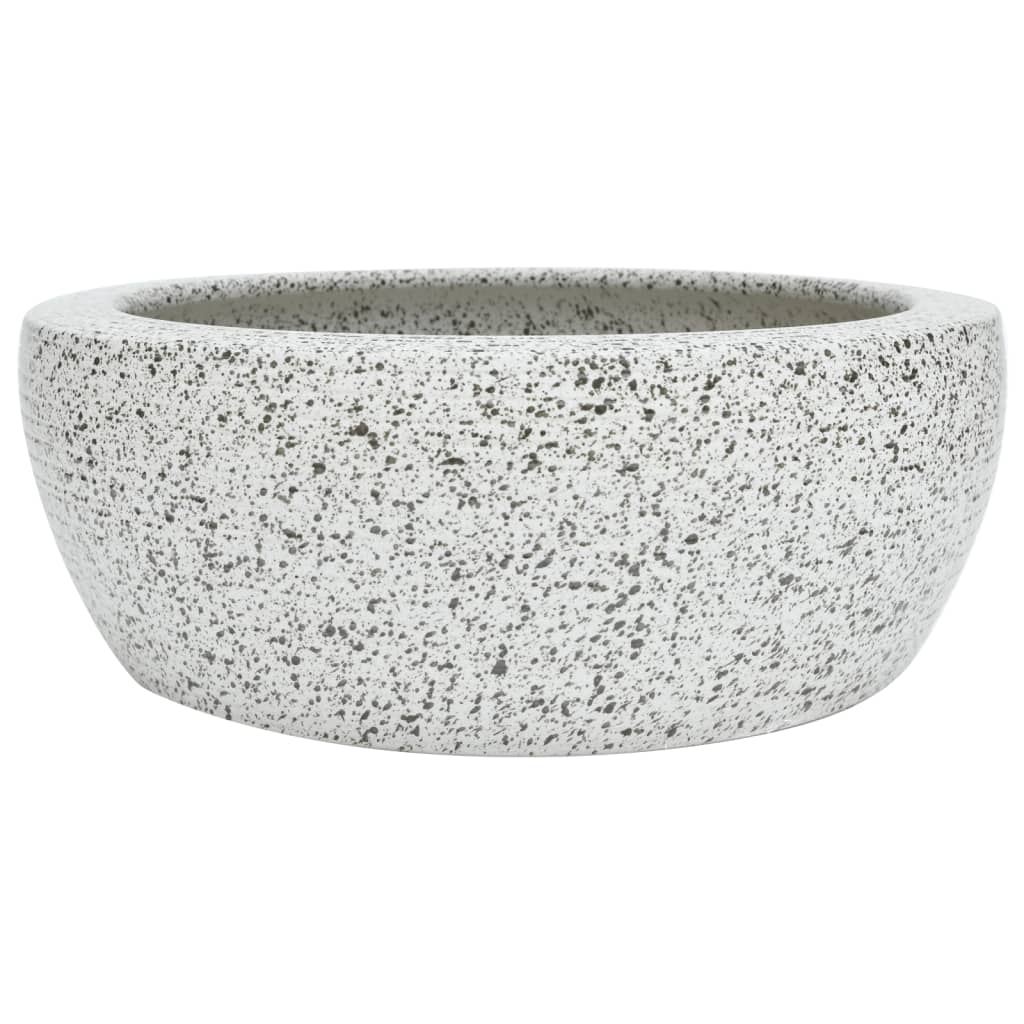 Pesuallas Työtasolle Harmaa Pyöreä Φ41X14 Cm Keraaminen