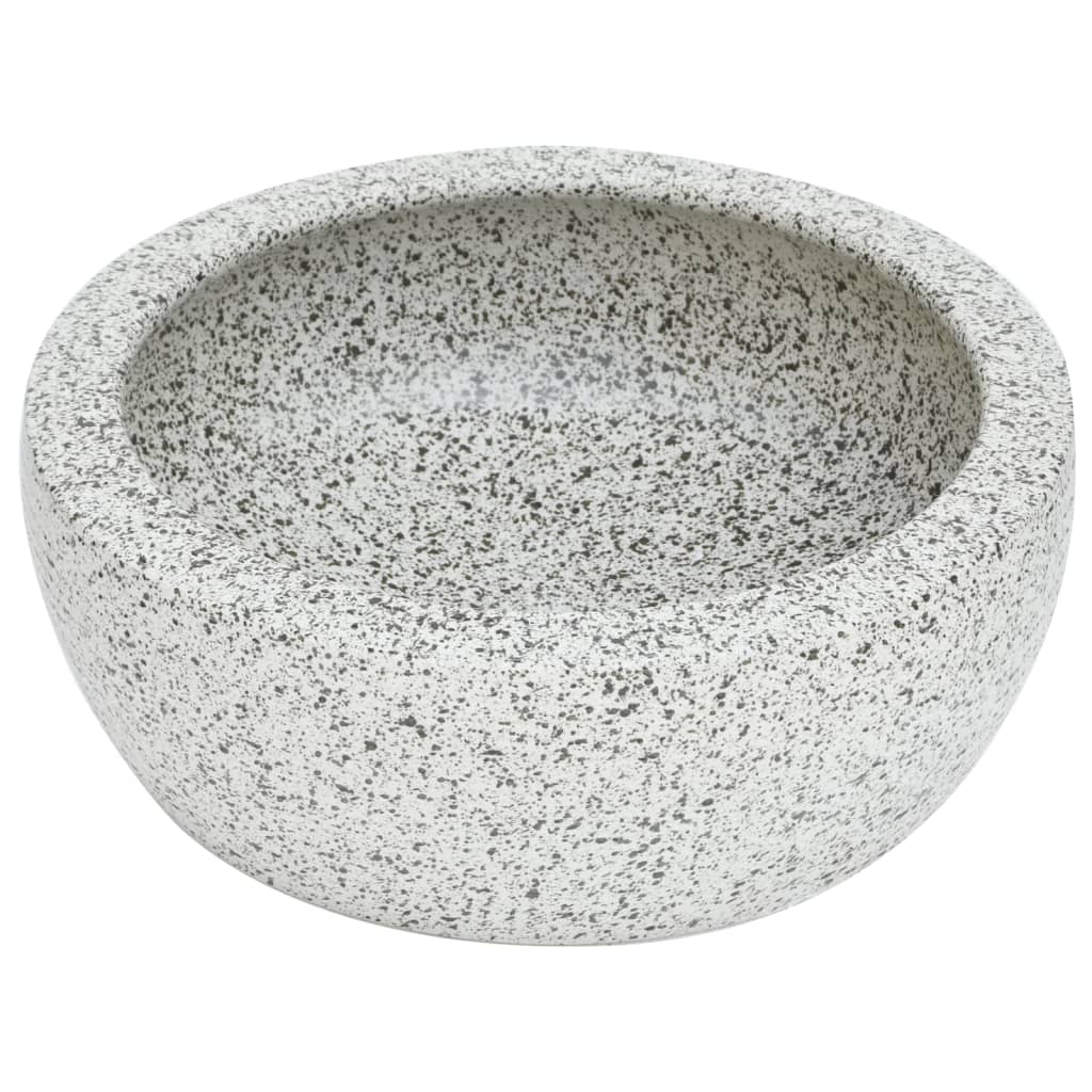 Pesuallas Työtasolle Harmaa Pyöreä Φ41X14 Cm Keraaminen