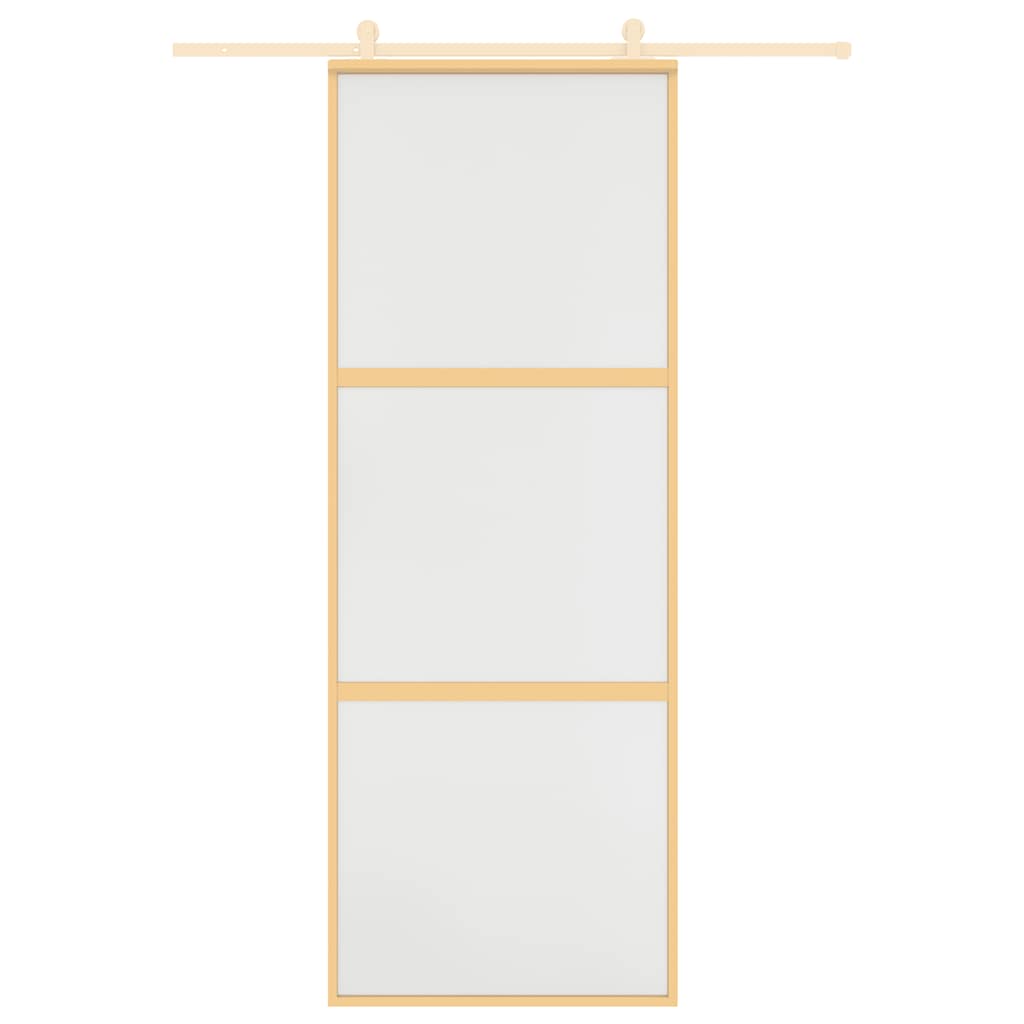Liukuovi Kulta 76X205 Cm Himmeä Esg-Lasi Ja Alumiini